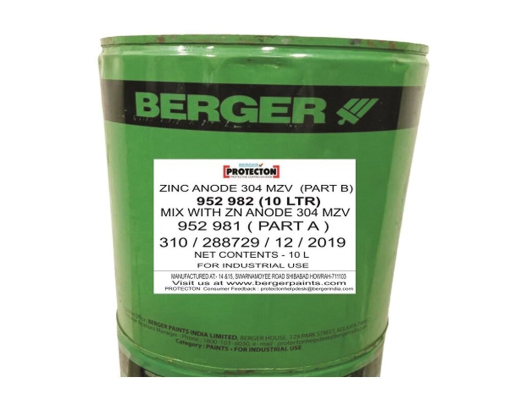 Inorganic Zinc Silicate Primer - Zinc Silicate, Grey, Two-Component System, Salt Spray Resistance >2000 Hours, Temperature Resistance Up to 400C, Low-Medium VOC, Matt Finish