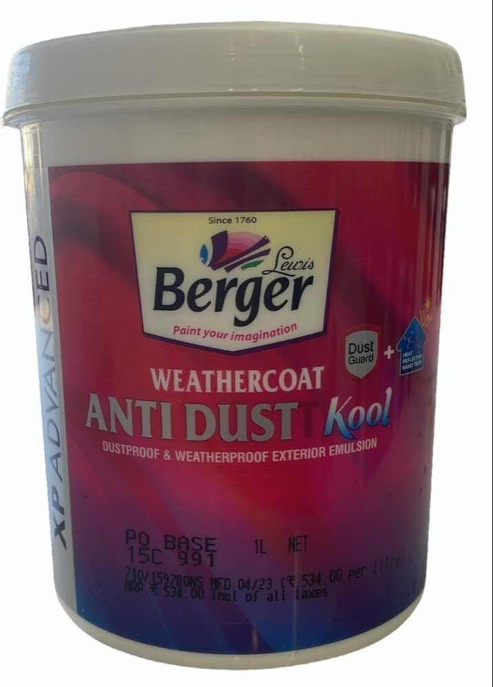 Berger Weathercoat Anti Dustt Kool Emulsion Paint