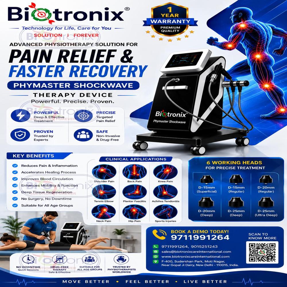 Professional Shockwave Therapy Device for Deep Tissue Therapy