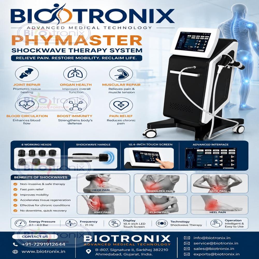 Professional Shockwave Therapy Device for Deep Tissue Therapy