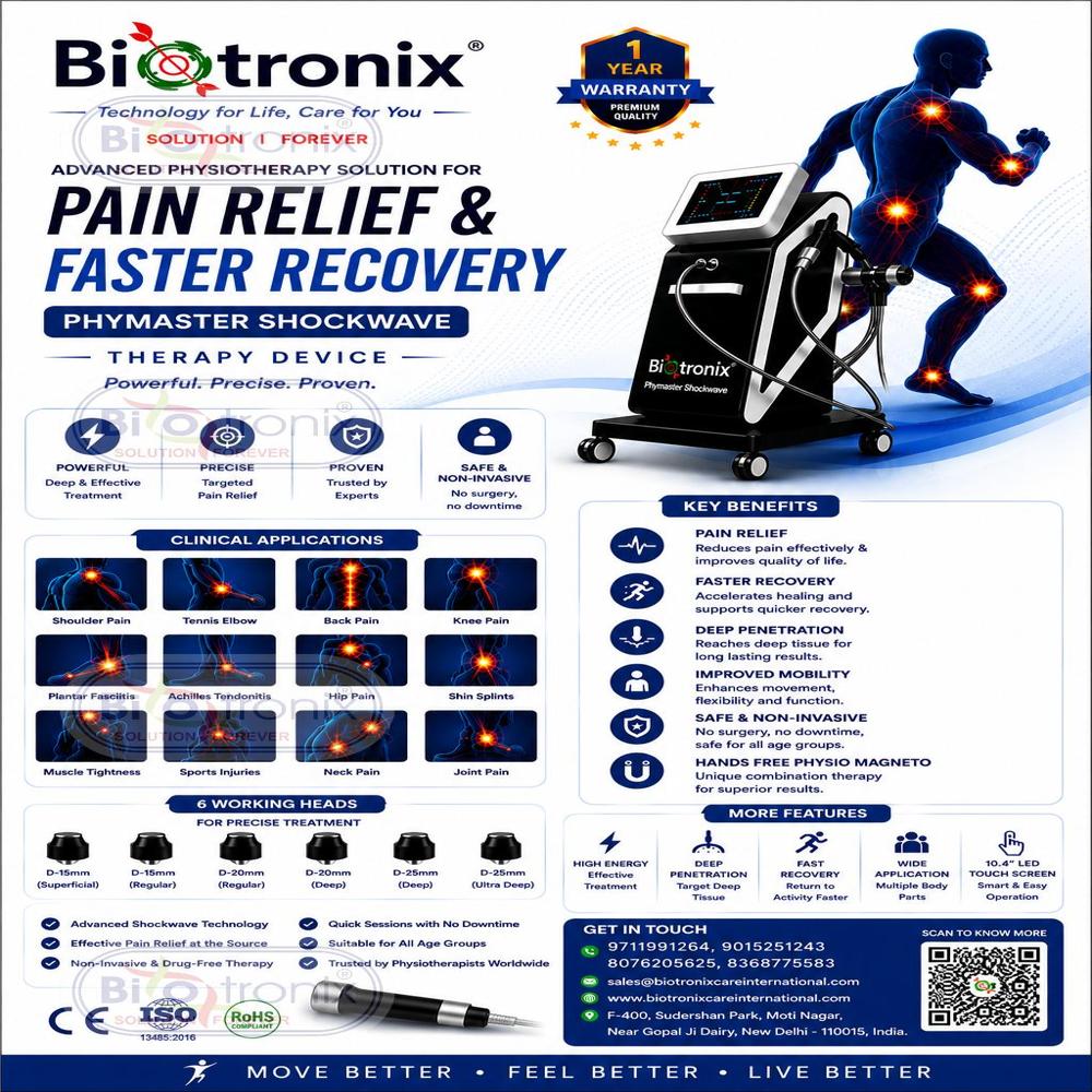 Professional Shockwave Therapy Device for Deep Tissue Therapy