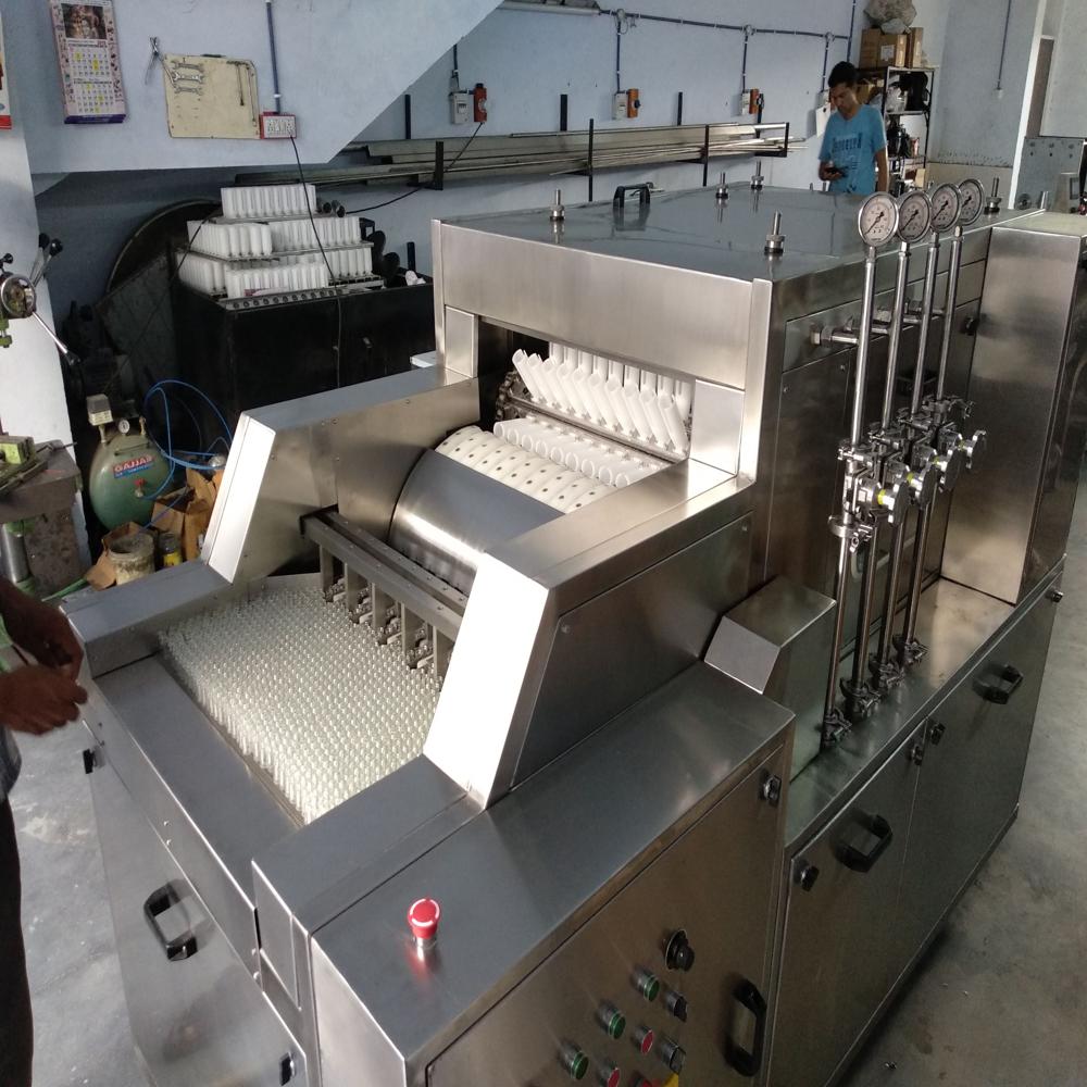 Pharmaceutical Automatic Linear Bottle Washing Machine