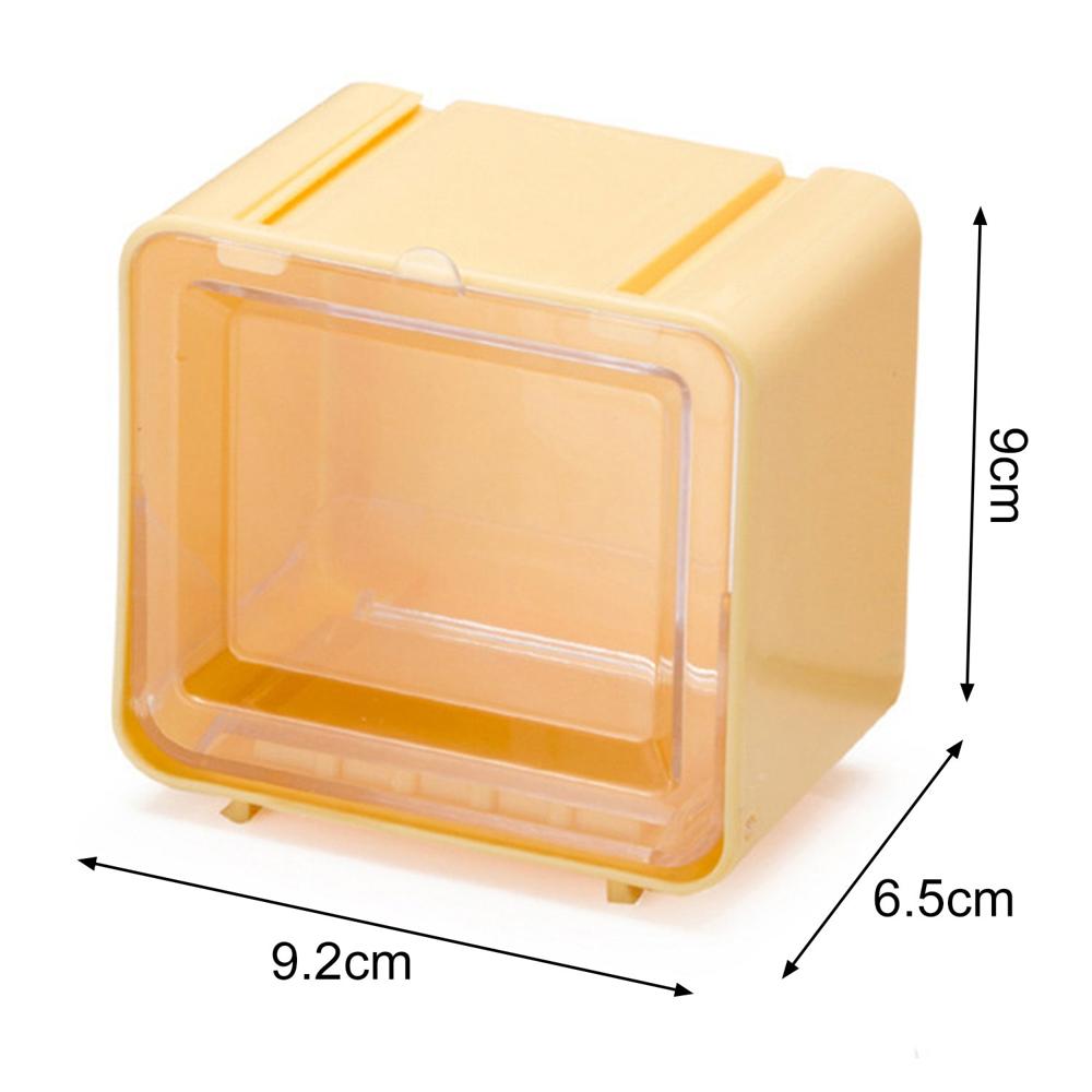 Durable Transparent Tape Storage Box Plastic Office Organizer
