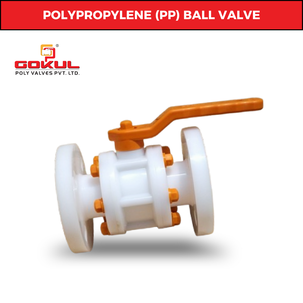 Gokul Polypropylene Butterfly Valve Gear Box Operated