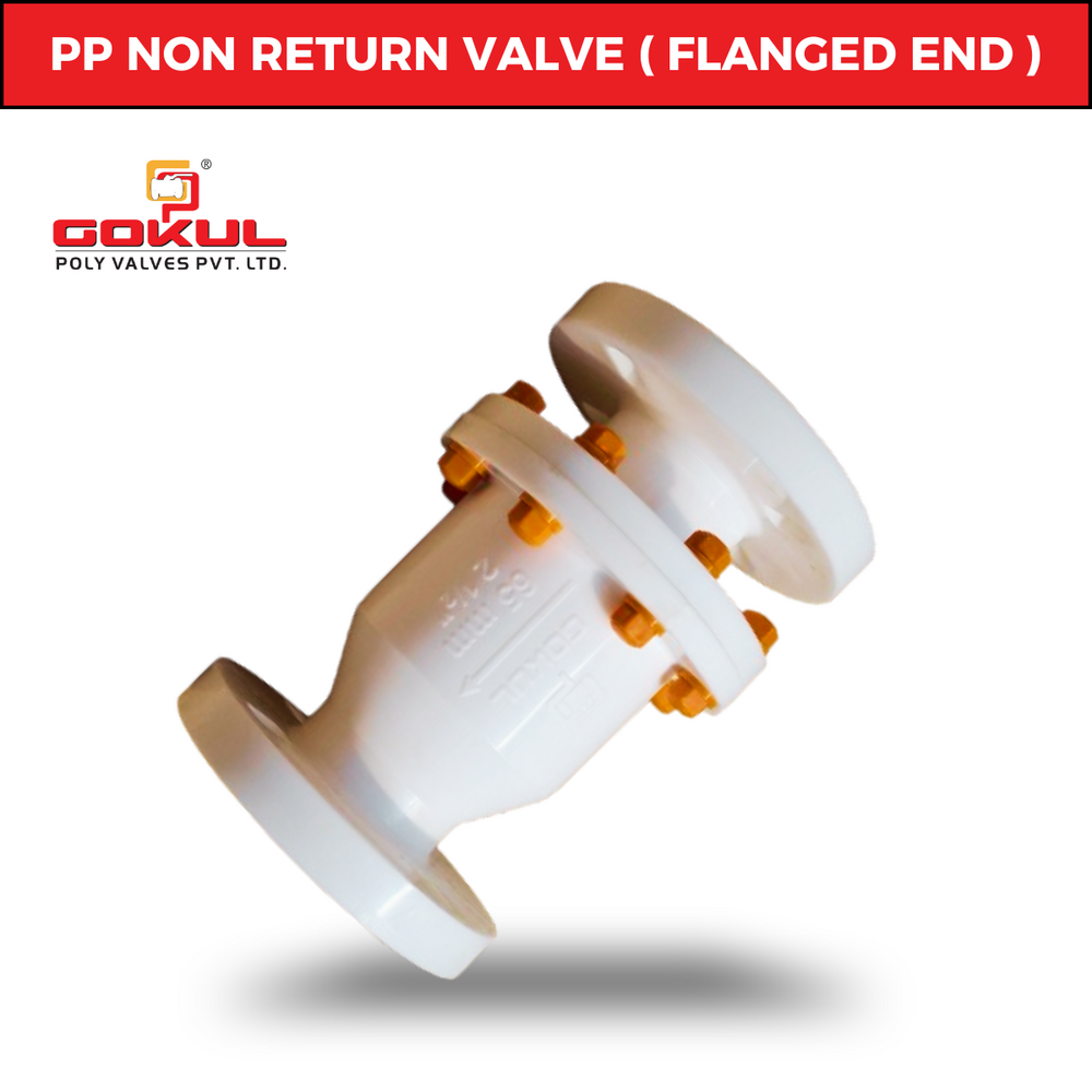 Gokul Polypropylene Butterfly Valve Gear Box Operated