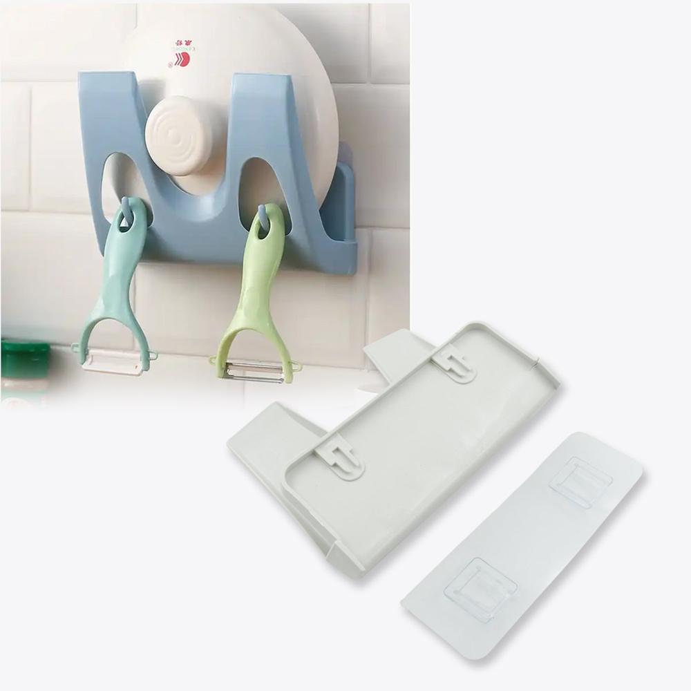Multifunction Kitchen Rack: Plate, Dish Rack, Pot Lid Holder (Wall Mounted)