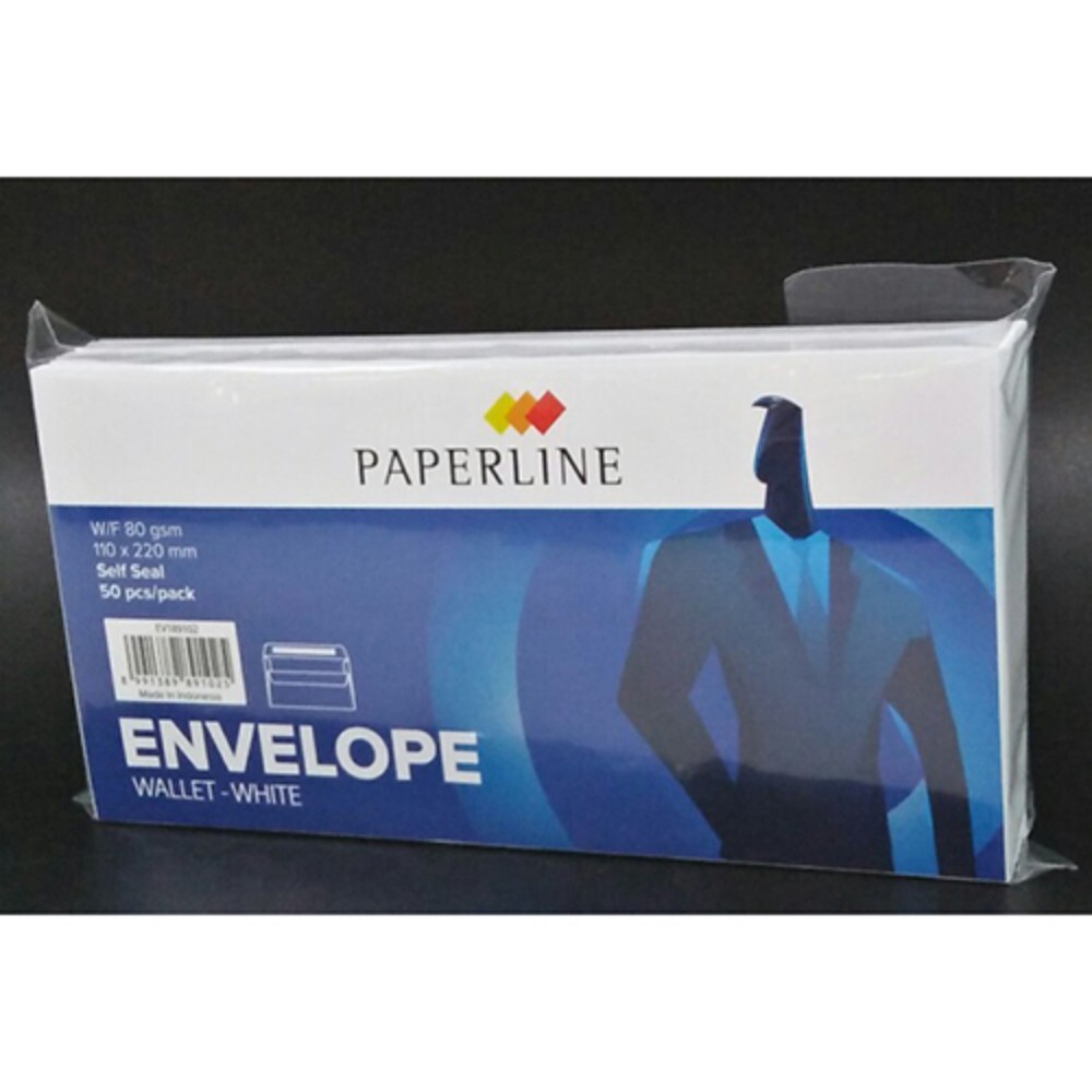 White Wallet Envelope - Material: Woodfree 70