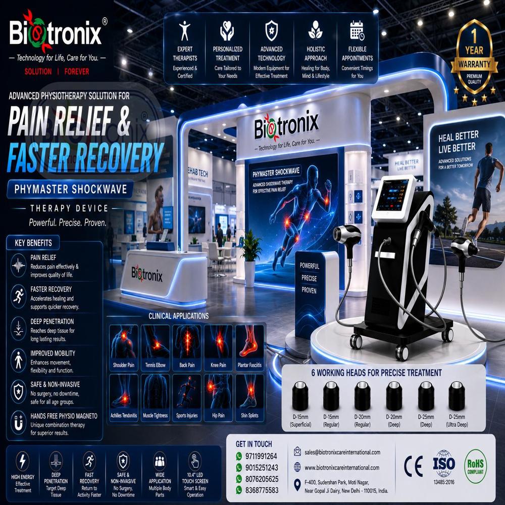 Medical Grade ESWT Machine for Physiotherapy Centers