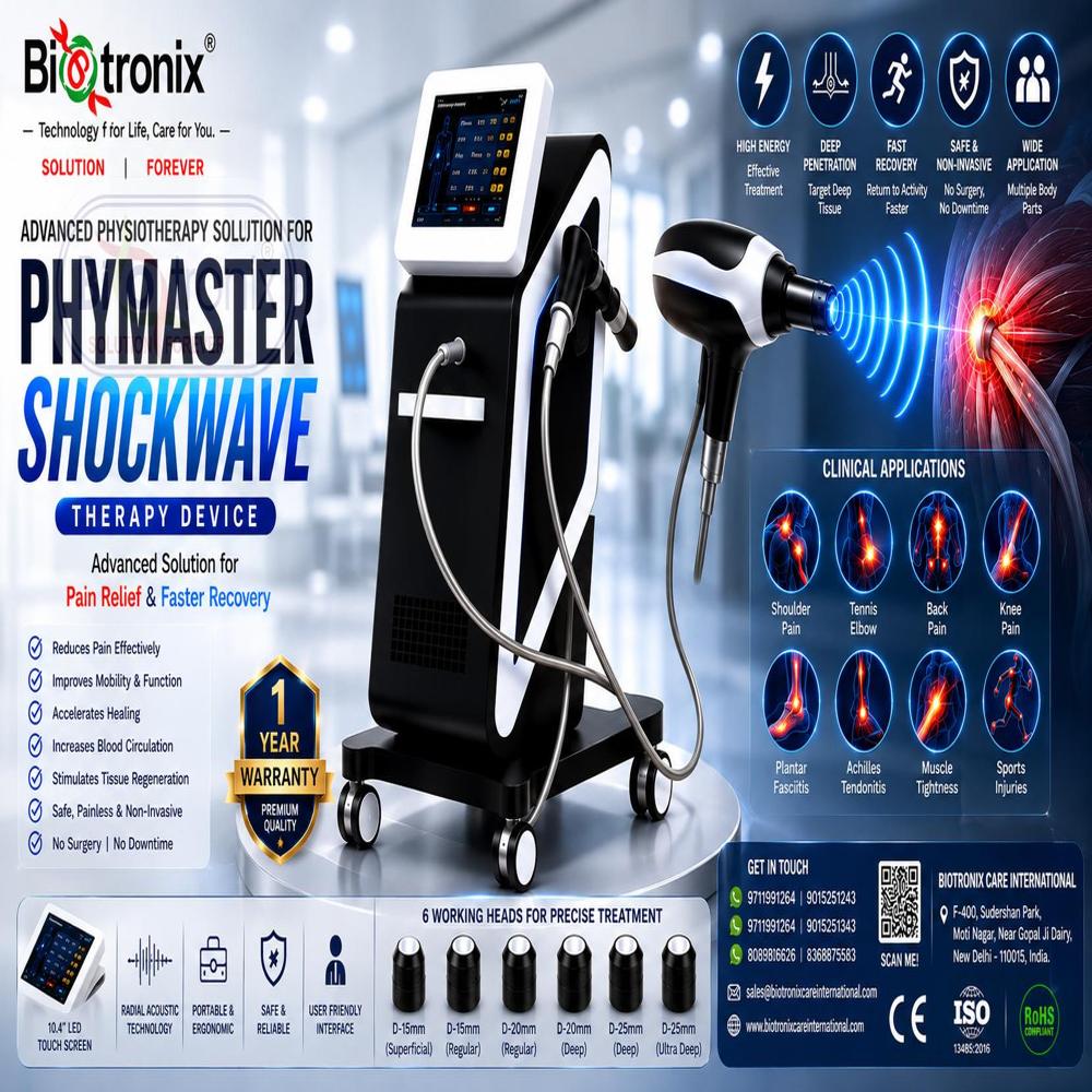 Clinical Acoustic Wave Therapy Machine for Faster Recovery