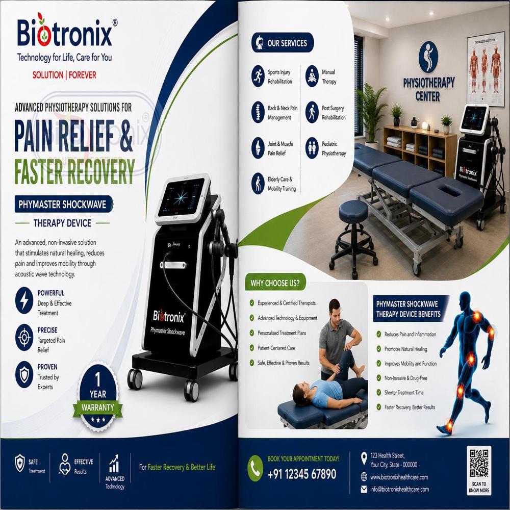 Clinical Acoustic Wave Therapy Machine for Faster Recovery