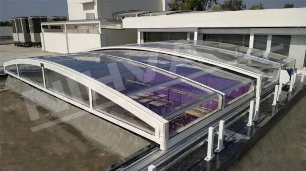 Retractable Sliding Glass Roofing System