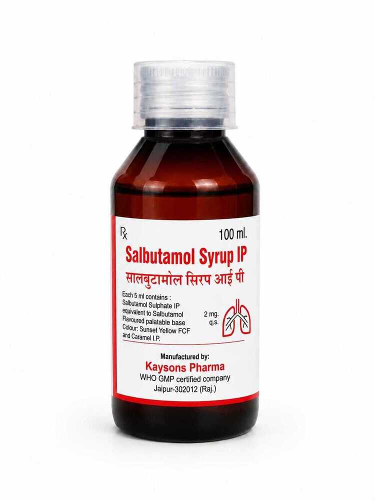 100 ML Salbutamol Syrup IP