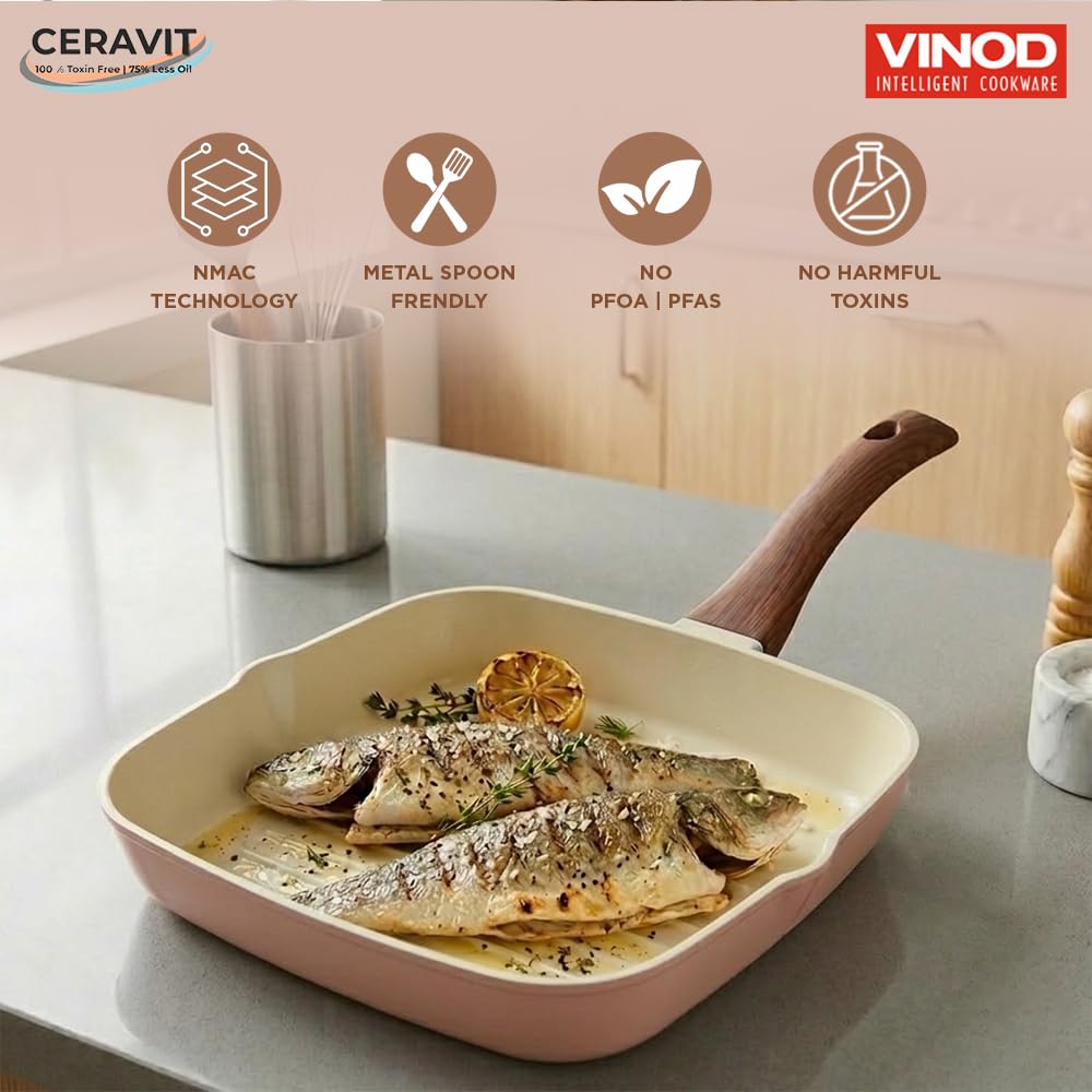 Ceramic Non Stick Grill Pan 24 cm