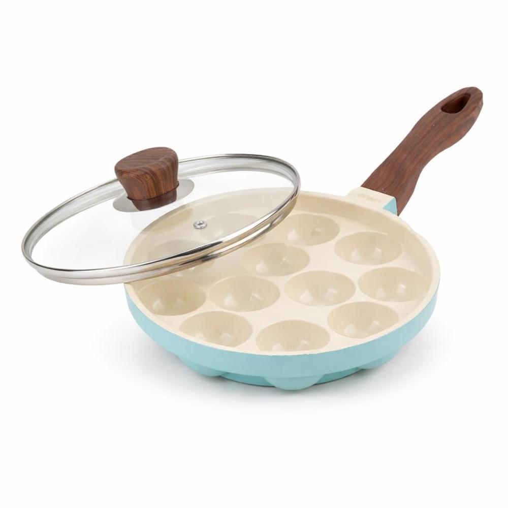 Ceramic Non Stick Appe Pan with Glass Lid
