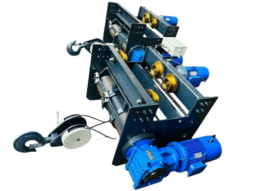 1 Ton Industrial Electric Rope Hoist With Trolley