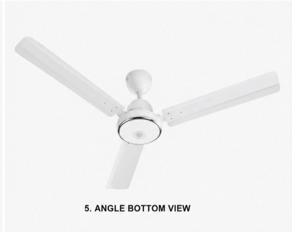 Tejas White Ceiling Fan - Blade Diameter: 1200 Millimeter (Mm)