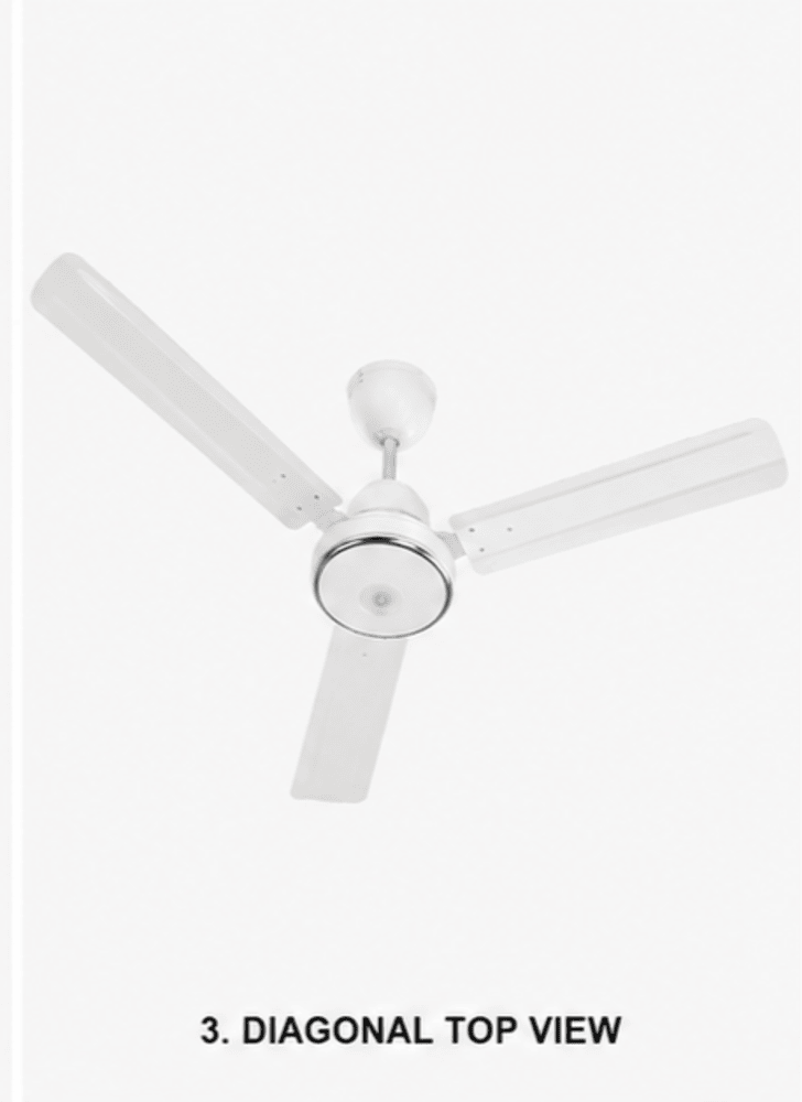 Tejas White Ceiling Fan - Blade Diameter: 1200 Millimeter (Mm)