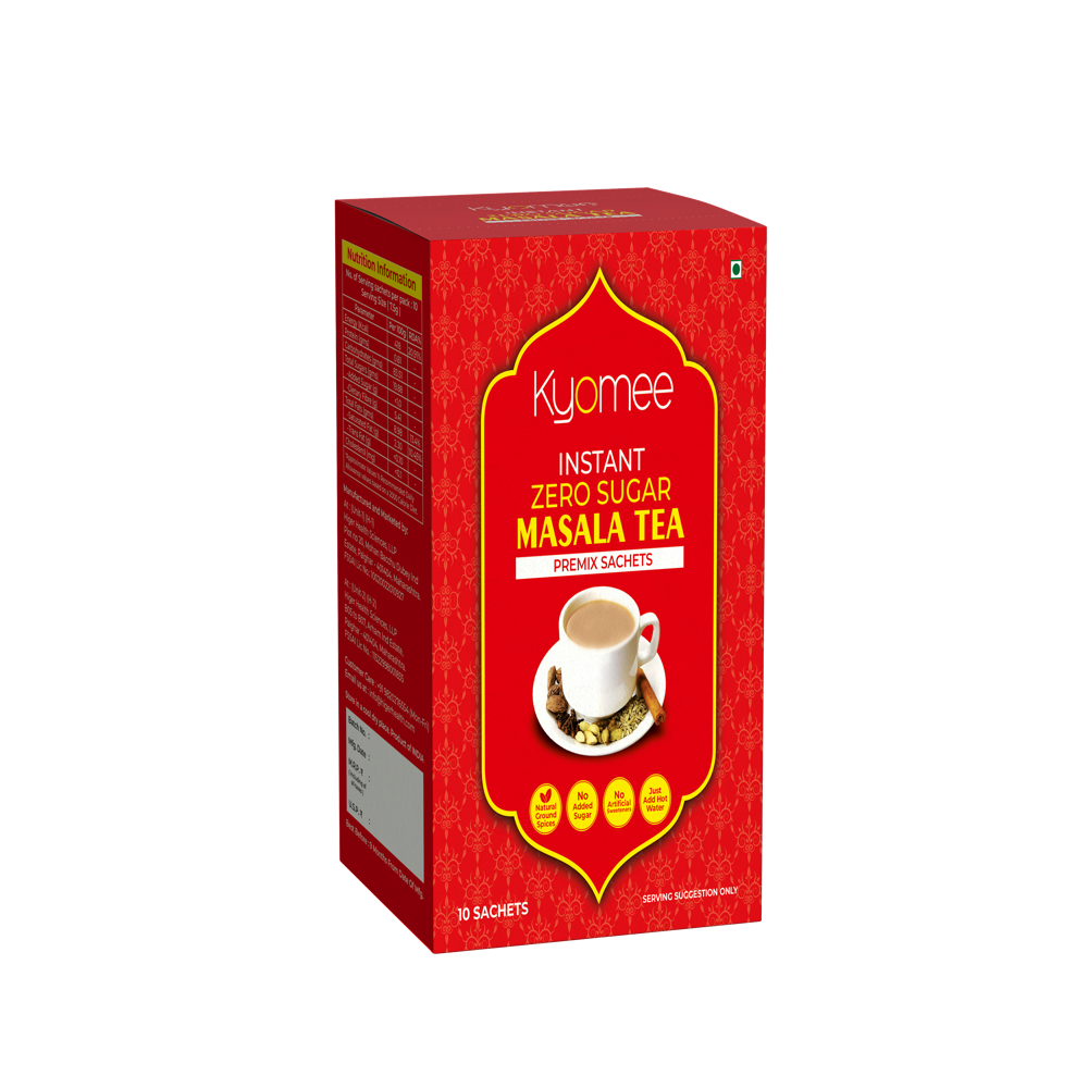 Kyomee Instant No Sugar Masala Tea Premix Sachets