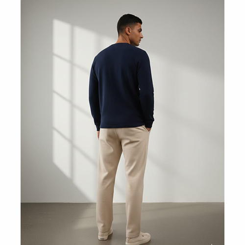 Blue Mens Full Sleeve T-Shirt