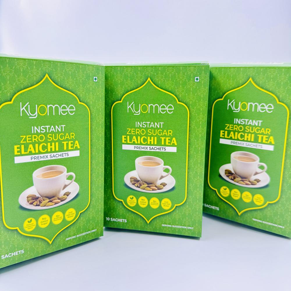 Kyomee Instant No Sugar Cardamom Tea Premix