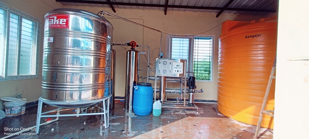 500 LPH Stainless Steel RO Plant