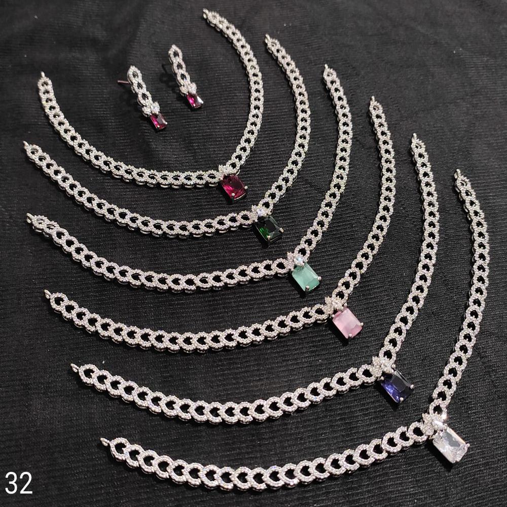 Crystal Link Elegance Necklace Set