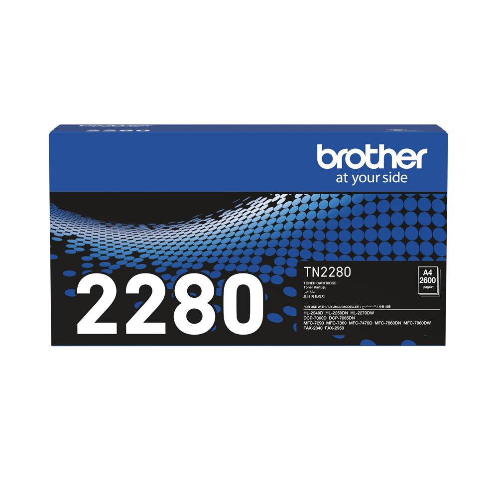Brother TN 2280 Toner Cartridge For Use HL2250DN,HL-2240D,DCP-706oDDCP-7065DN,MFC- 7360MFC-7860DW,FAX-2840,2950