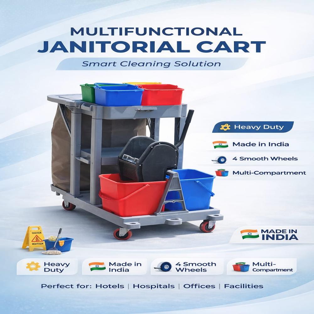 Multifunction Janitor Cart - Application: Hotel