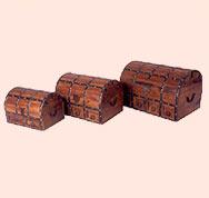 आधा गोल बॉक्स (तीन के सेट)