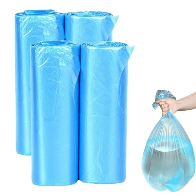 Blue garbage bag roll 17x19