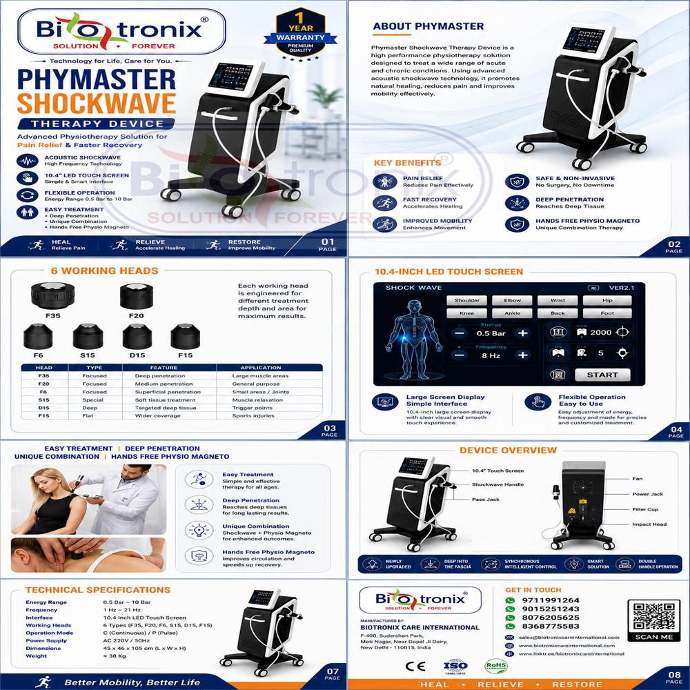 Hospital Grade Shockwave Therapy System for Sports Rehabilitation