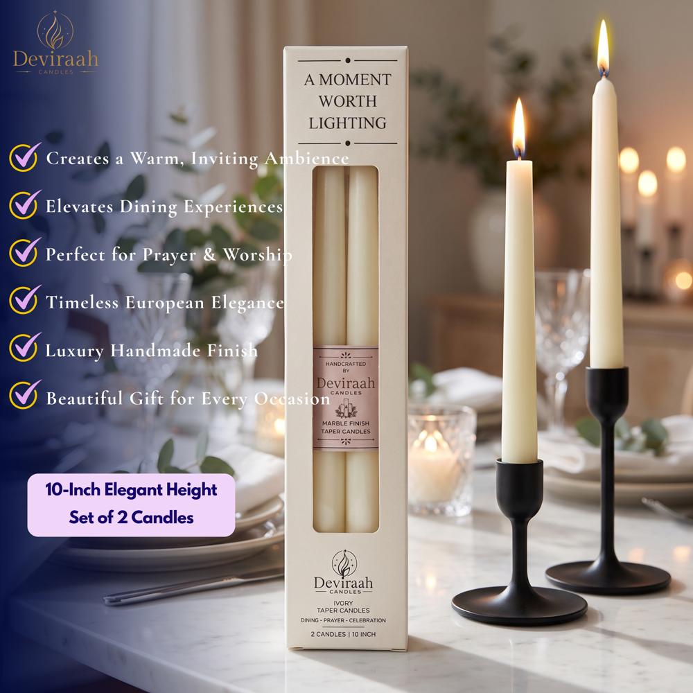 Taper Candles - Burning Time: 7 Hours