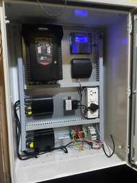 Software Fencing - Red Microprocessor/plc Control Panel, Ip56/ip65 Powder-coated Enclosure | Multi-relay Outputs, Ethernet/modbus Interface, Battery Backup