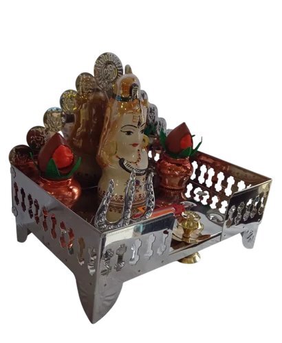 9 Inch Metal Shiv Temple For Bus Dashboard