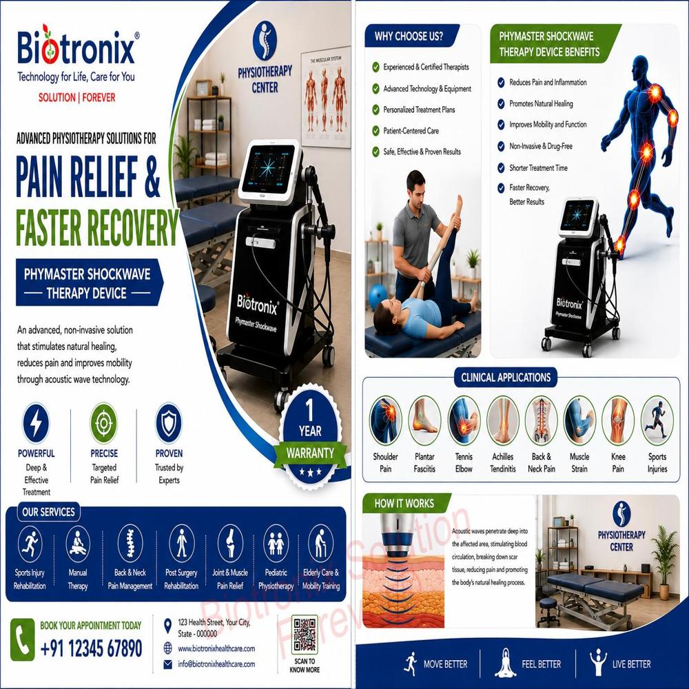 Advanced Phymaster Premium ESWT Shockwave Therapy System