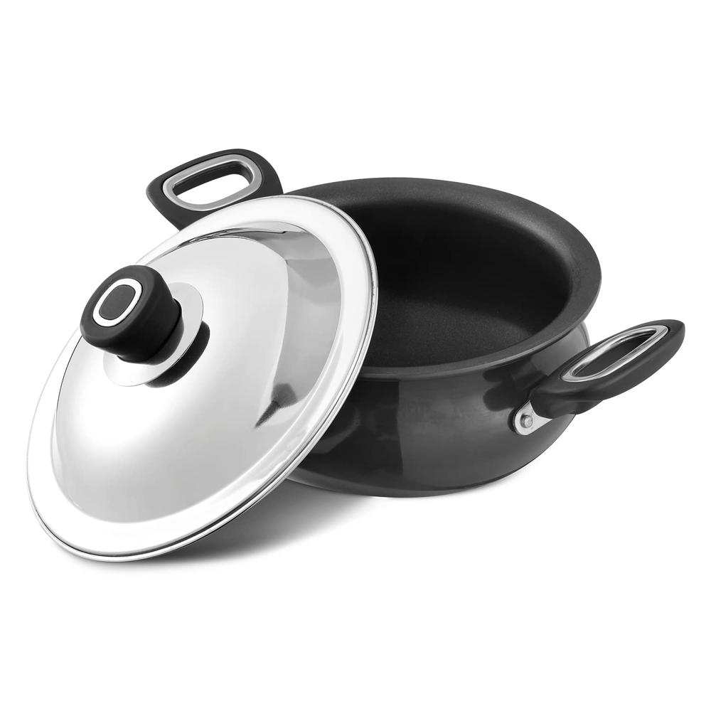 Non Stick Handi with Lid - 3.8 Litre
