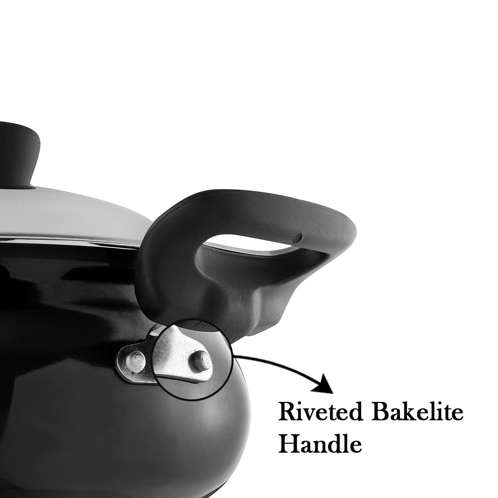 Non Stick Handi with Lid - 3.8 Litre