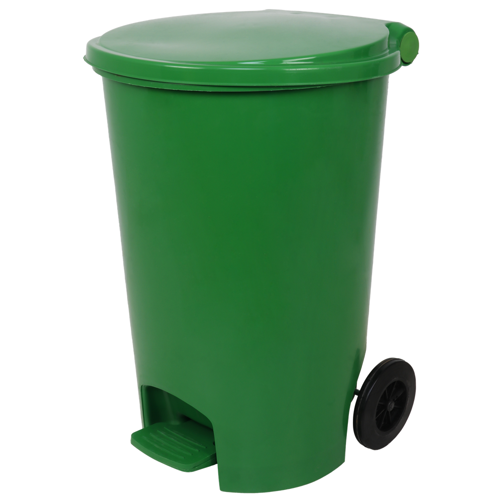 Bio medical waste Bin with Pedal And Wheeled 55L