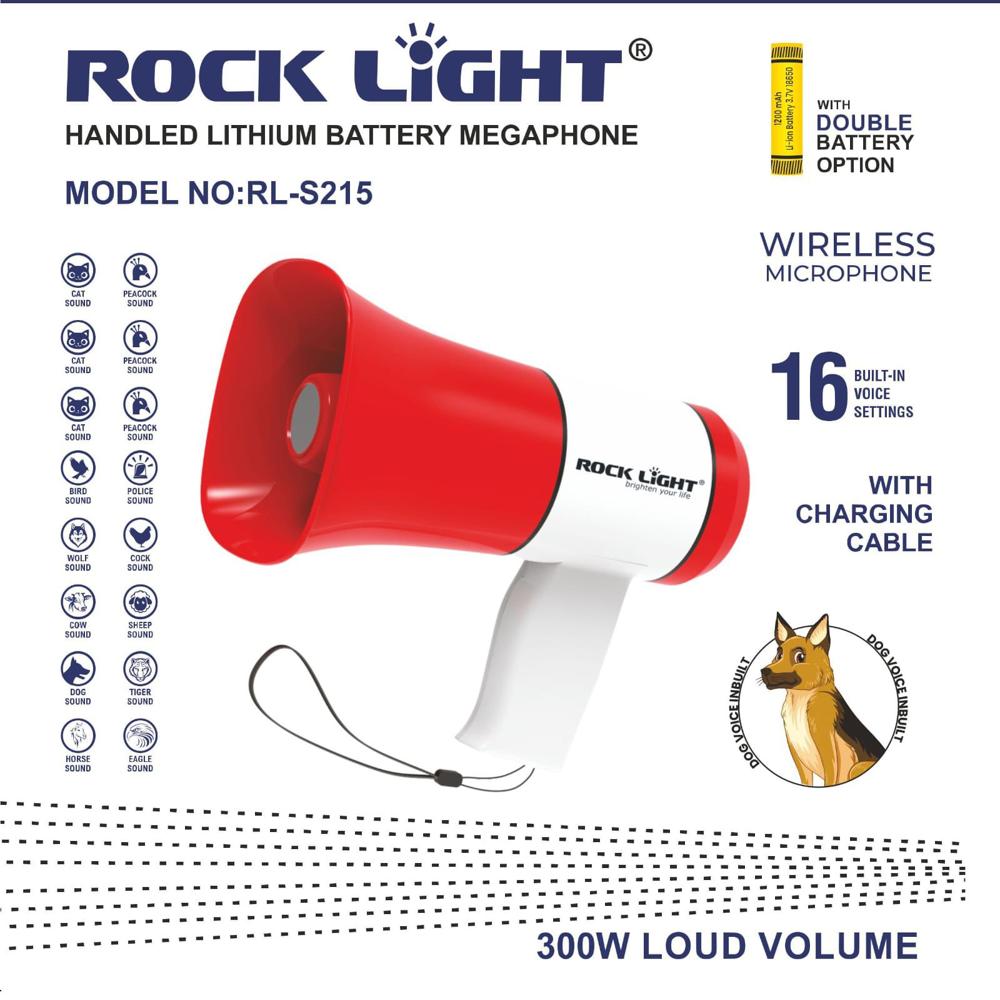 Rock Light RL-S215 Portable Megaphone