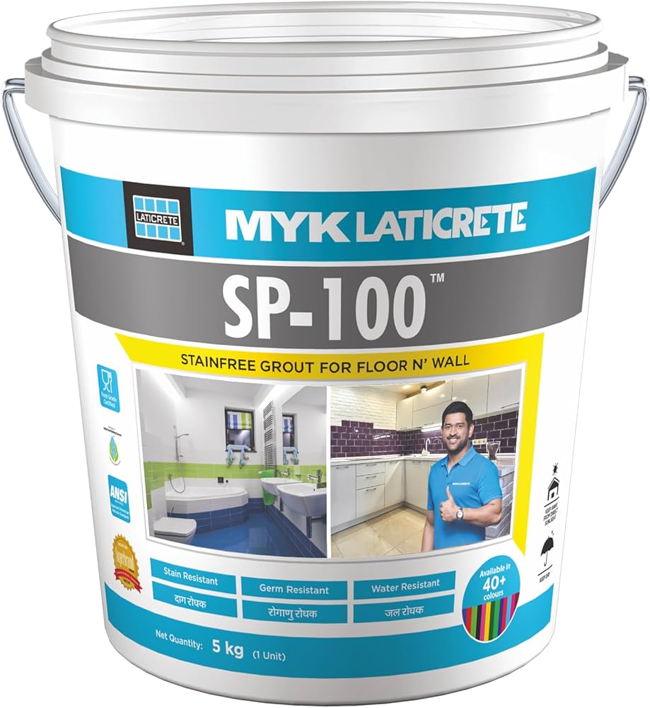 MYK LATICRETE SP-100 Stain-Free Grout for Floor & Wall