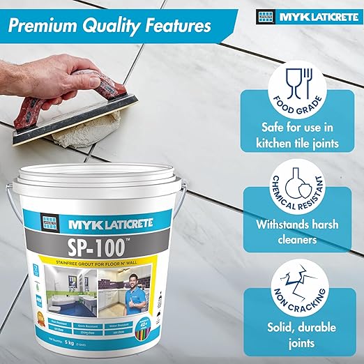 MYK LATICRETE SP-100 Stain-Free Grout for Floor & Wall