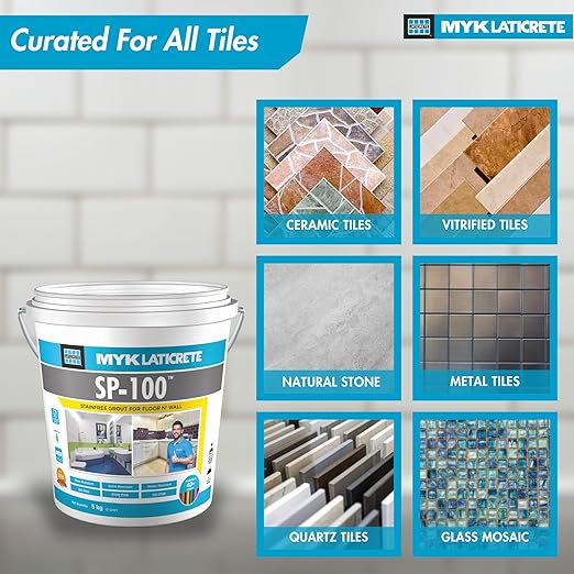 MYK LATICRETE SP-100 Stain-Free Grout for Floor & Wall