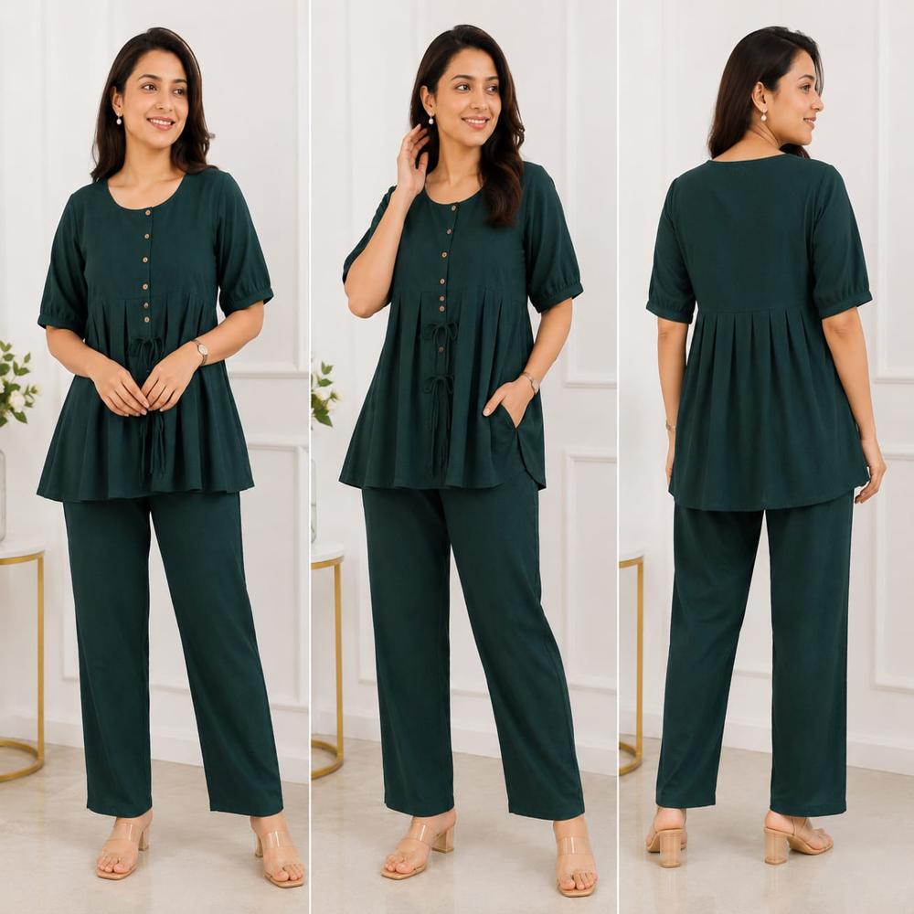 Cotton Cambric Co Ord Set