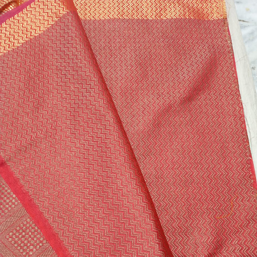Premium Banarasi Cotton Silk Laheriya Buti Party Wear Saree