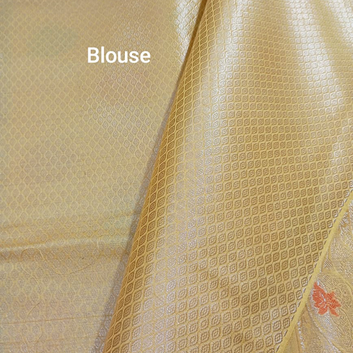 Premium Banarasi Cotton Silk Meenakari Jaal Buti Wedding Wear Saree
