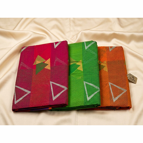 Premium Banarasi Cotton Silk Geometric Buta Party Wear Saree