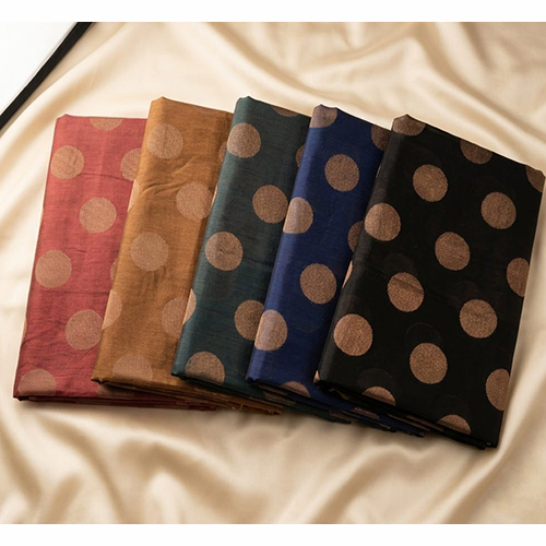 Premium Banarasi Cotton Silk Geometric Buta Party Wear Saree