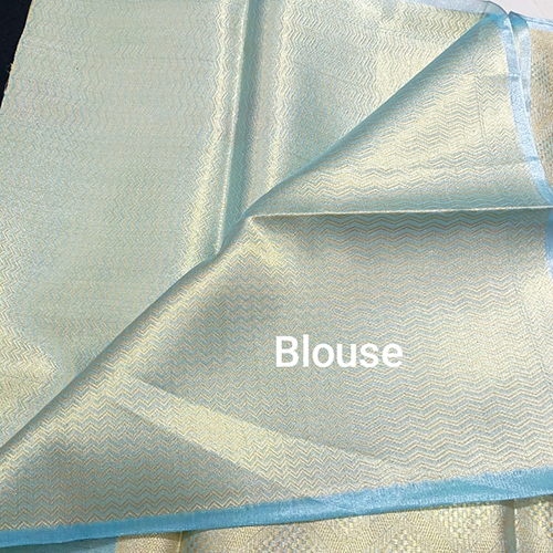 Premium Banarasi Tissue Silk Meenakari Buti Wedding Wear Saree