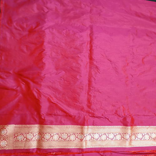 Katan Single Jaal Silk Saree Pattern Type - Single Jaal Fabric