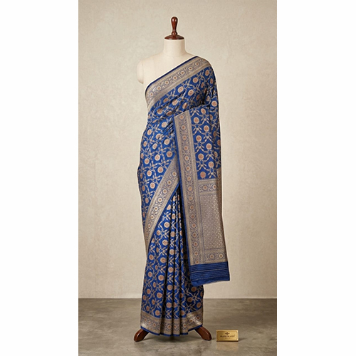 Katan Saree Meena Jaal Fabric